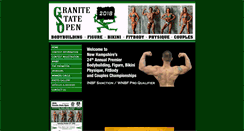 Desktop Screenshot of granitestateopen.com